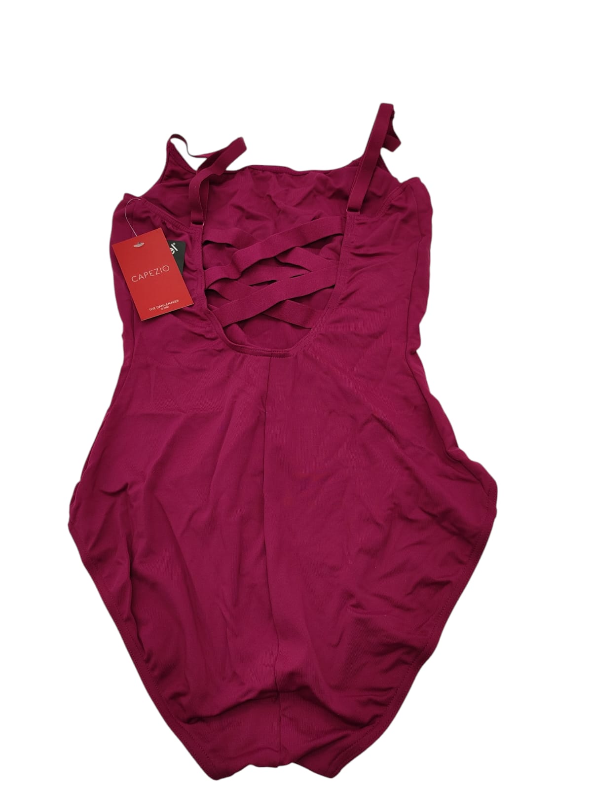 Capezio 126 Gymnastikanzug X-Kreuzgurte Roseberry Größe L