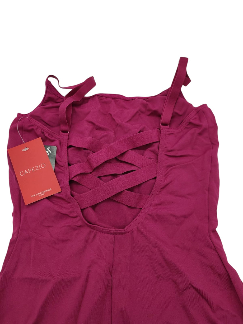 Capezio 126 Gymnastikanzug X-Kreuzgurte Roseberry Größe L