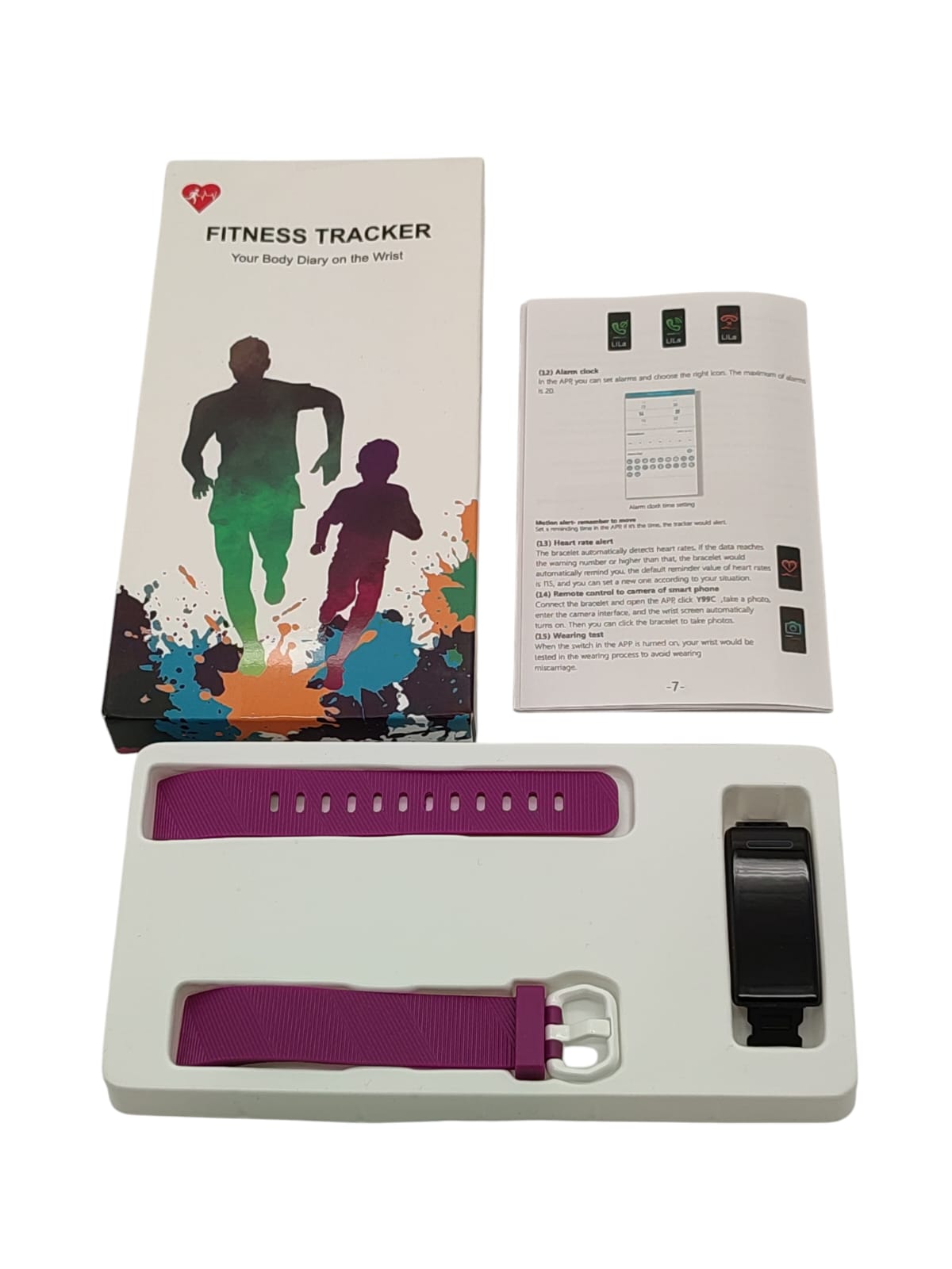 Kids Fitness Tracker Watch IP68 Heart Rate Sleep Monitor