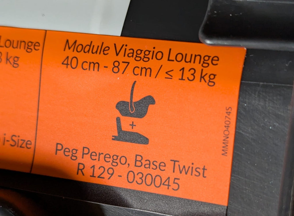 Peg Perego Primo Viaggio Lounge i-Size Babyschale ISOFIX Liegesitz R129/03