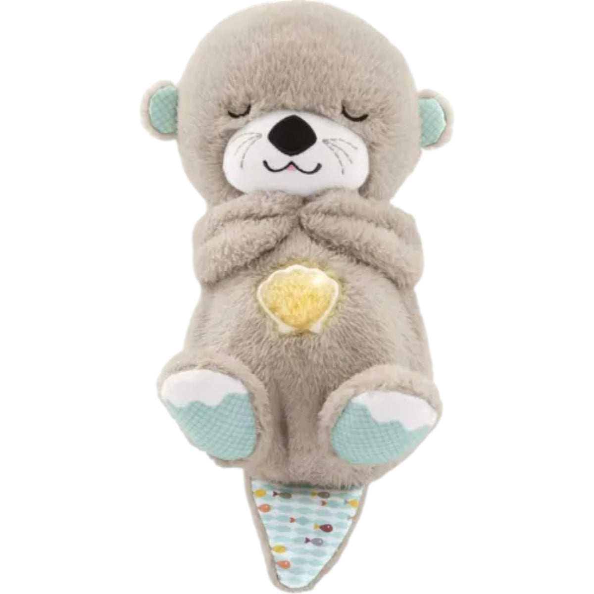 Fisher-Price FXC66 Schlummer Otter Kuscheltier mit Atembewegung und Musik 