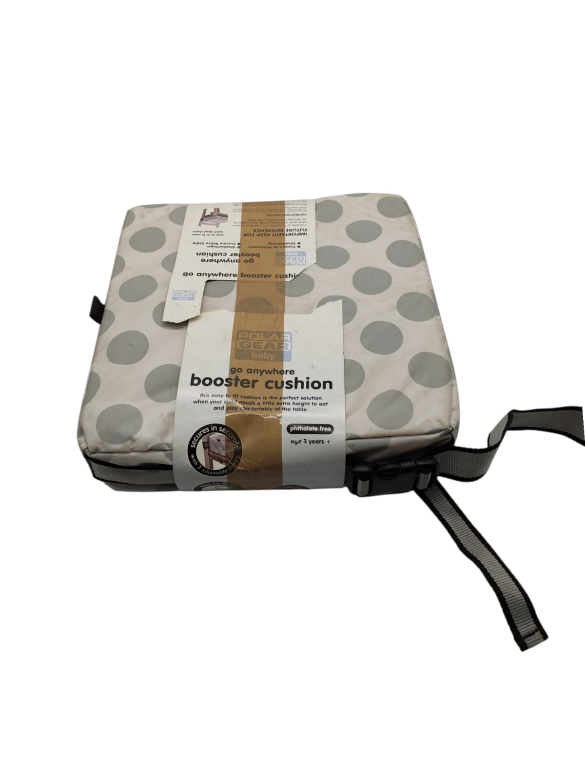 Baby Polar Gear Kindersitzkissen, Grau Punkte