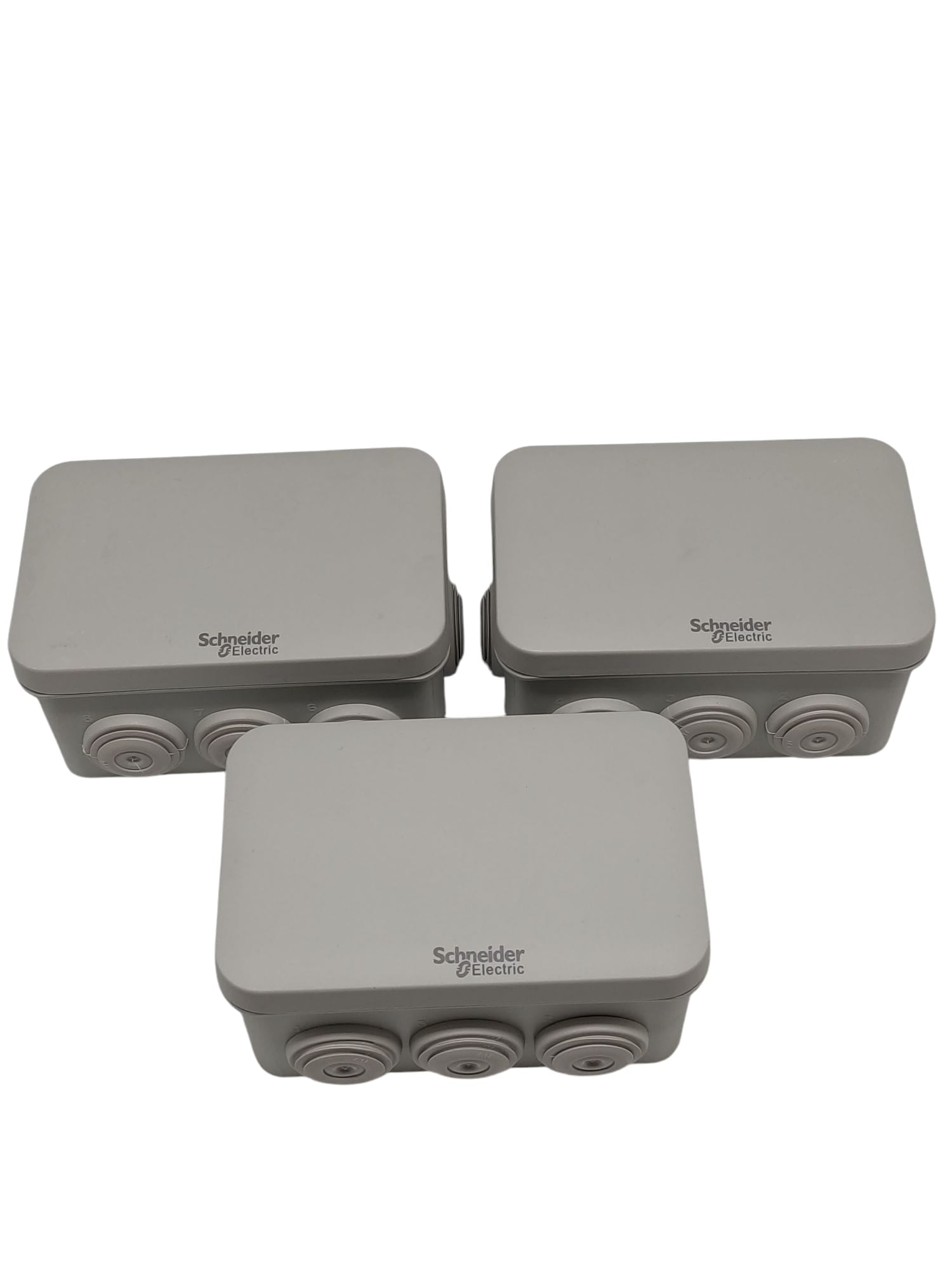 Schneider Electric Mureva BOX Verteilerkasten 3 Steckdosen 8x Ø20 mm