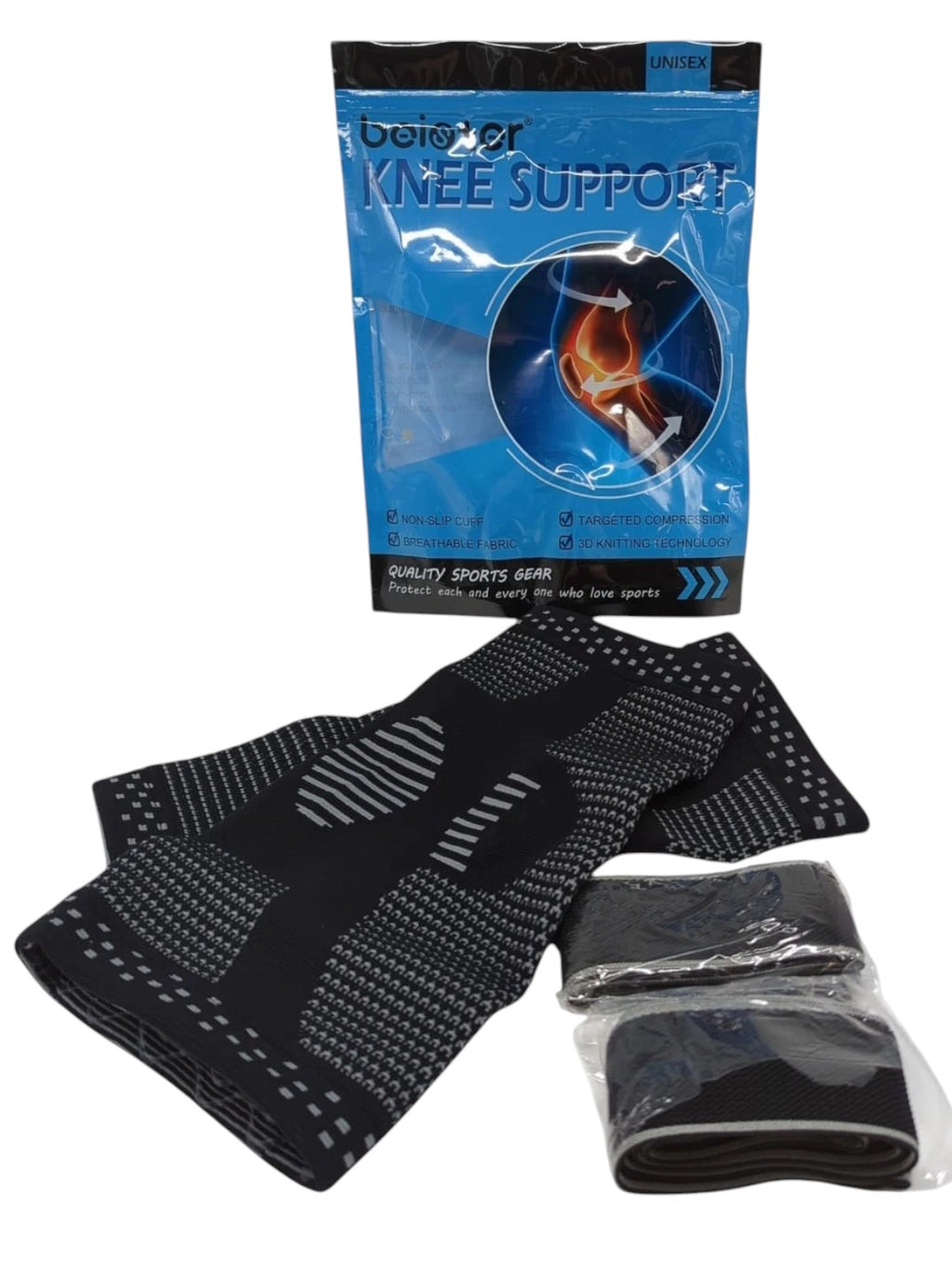 Beister Kniebandage Klettverschluss Paar Unisex
