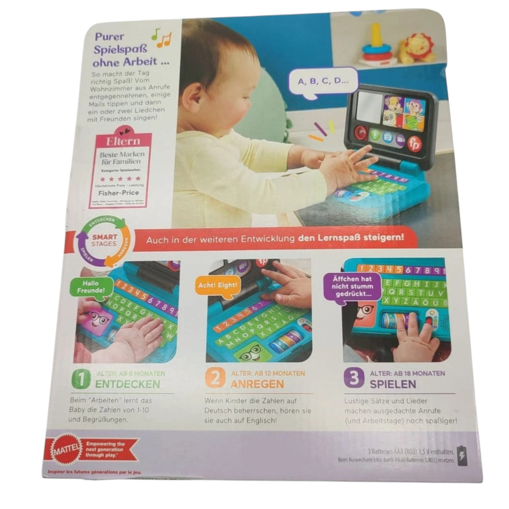Fisher-Price Lernspaß Homeoffice Laptop