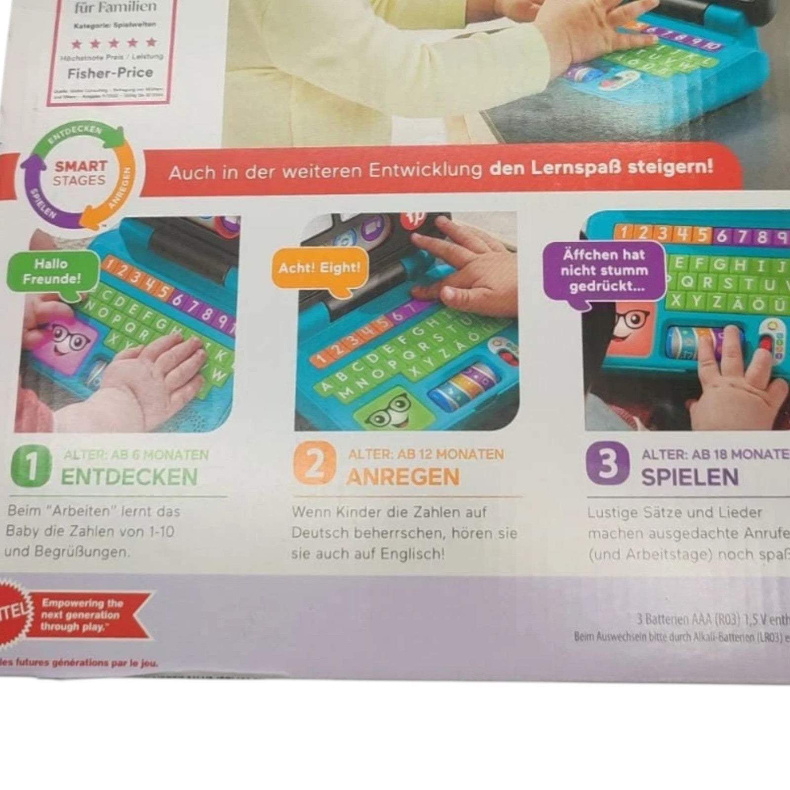 Fisher-Price Lernspaß Homeoffice Laptop