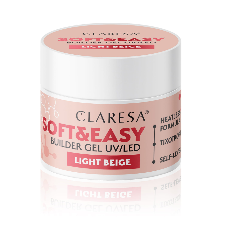 CLARESA SOFT&EASY Builder Gel Light Beige 12 g