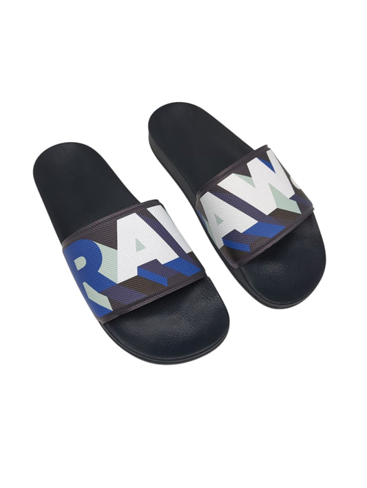 G-Star Herren Sandale Cart Slide Kunstwerk saru blau AO 42