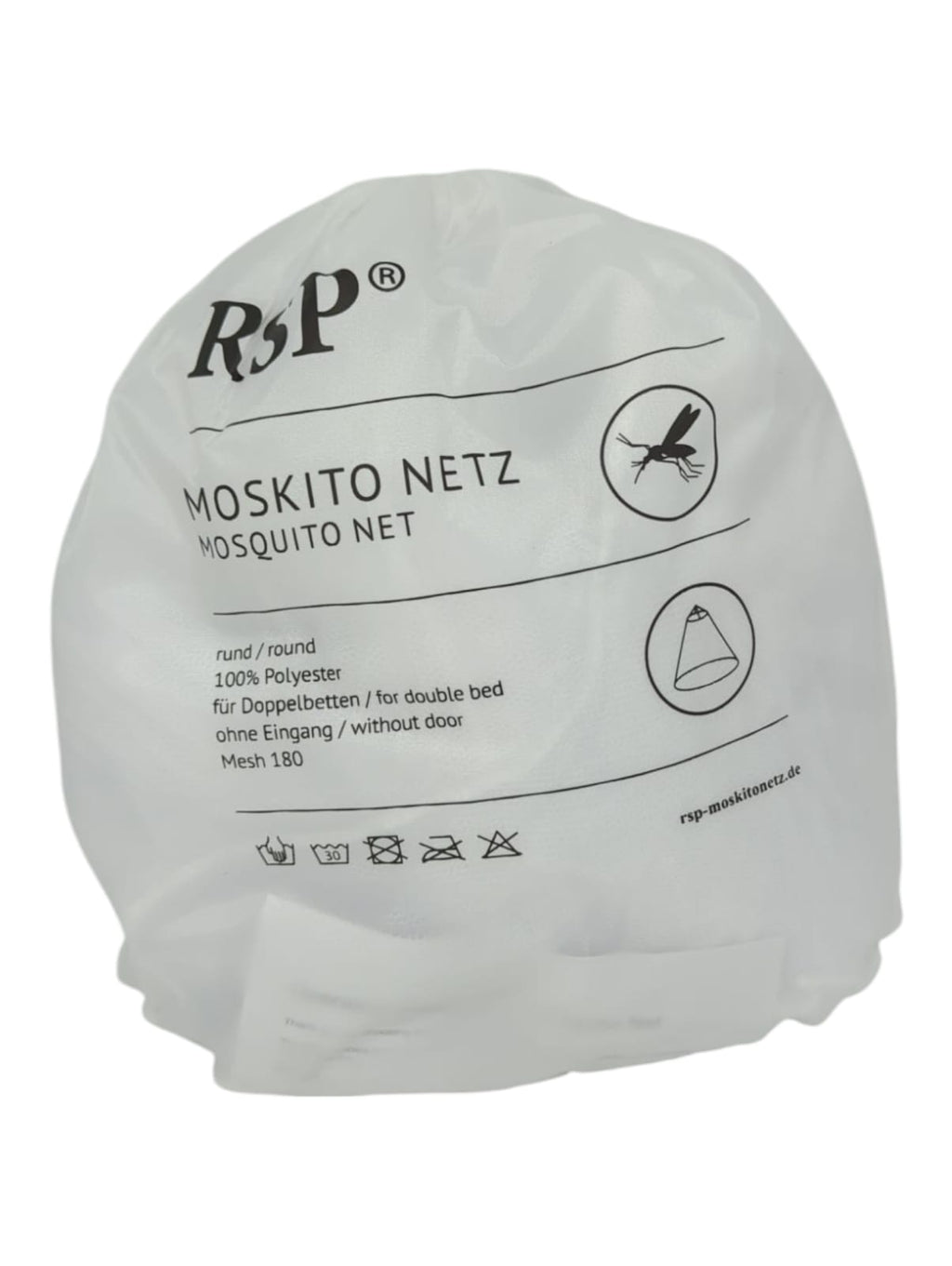 Mosquito net White round 13.5 x 3 x 0.65 m