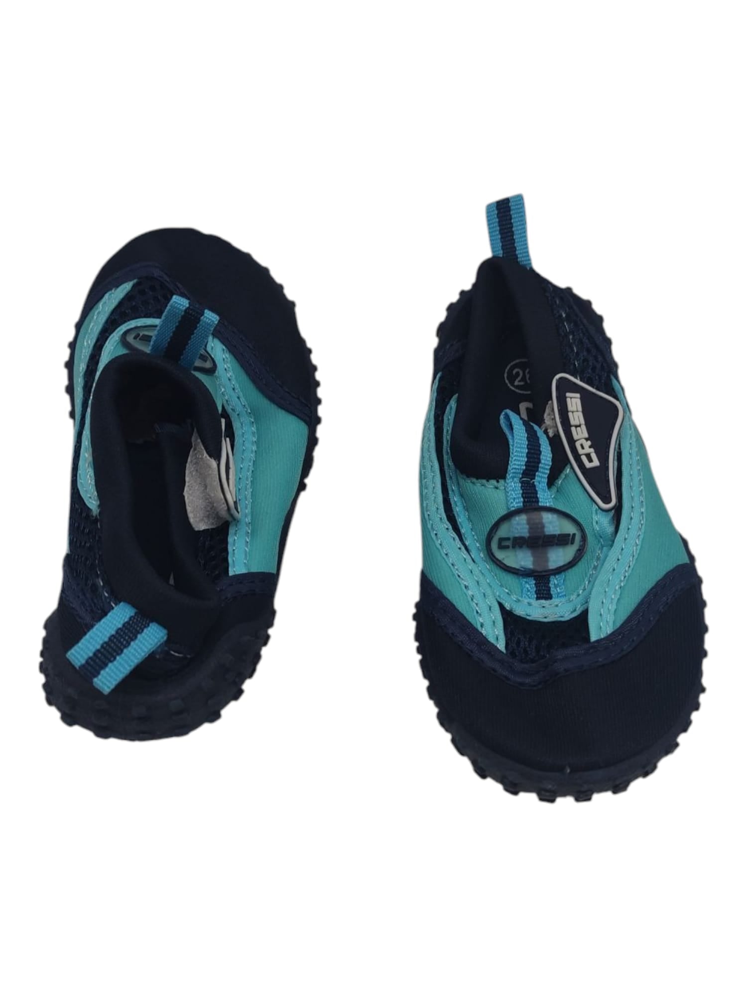 Cressi Coral Junior Water Shoes Aqua Shoes Girls Size 26 Blue Light Blue