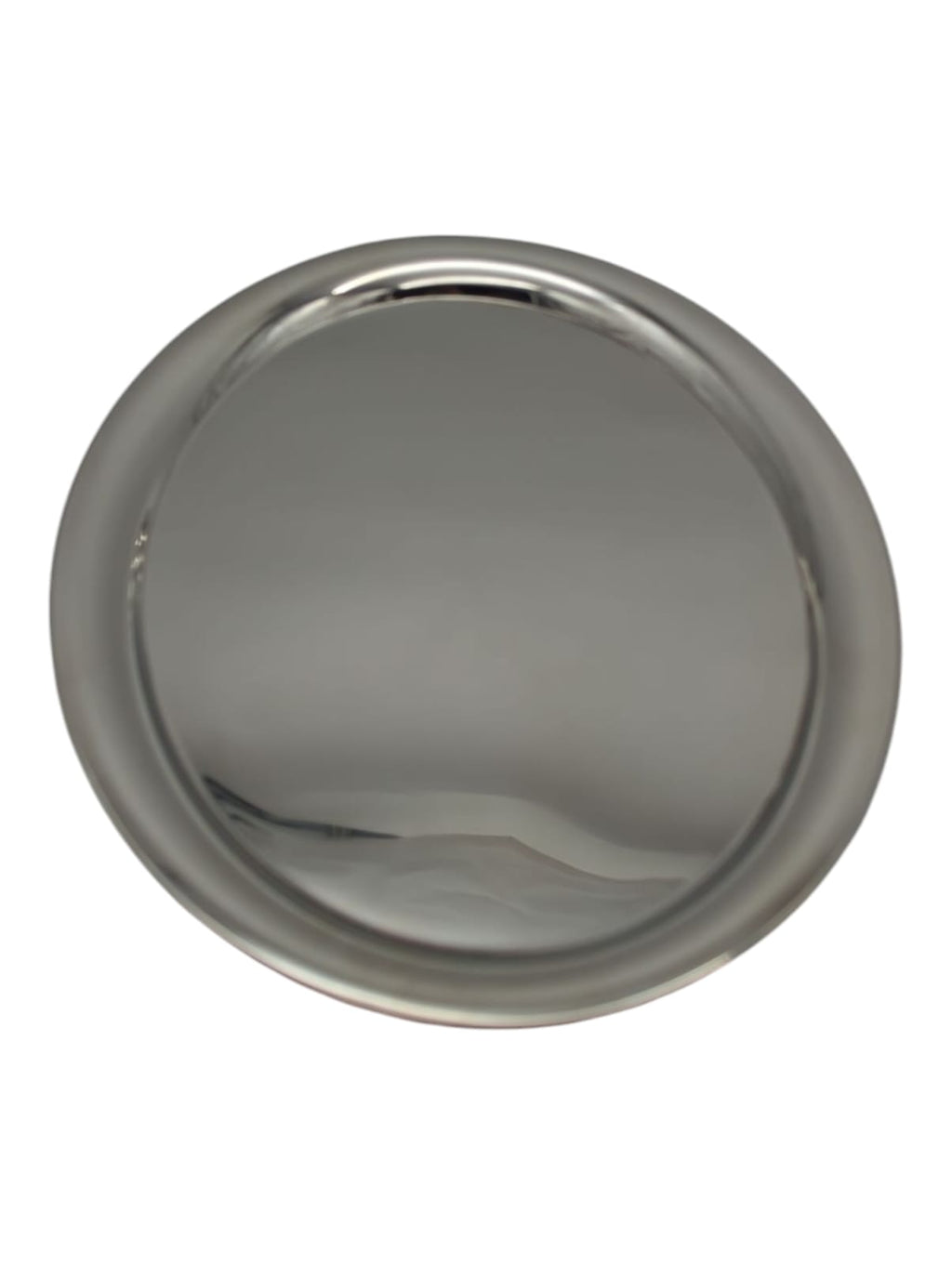 APS Coffee House Serving Tray, Stainless Steel, Oval, Rolled Edge, 29 x 22 cm