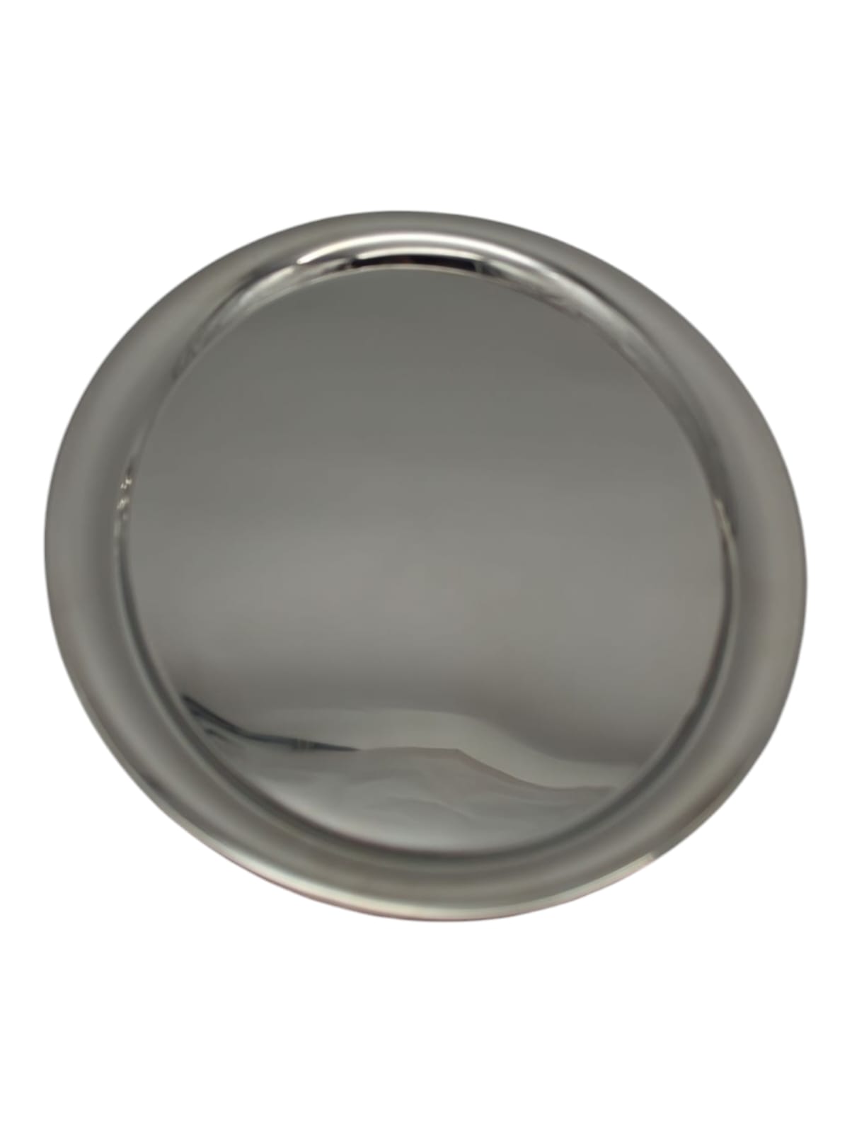 APS Coffee House Serving Tray, Stainless Steel, Oval, Rolled Edge, 29 x 22 cm