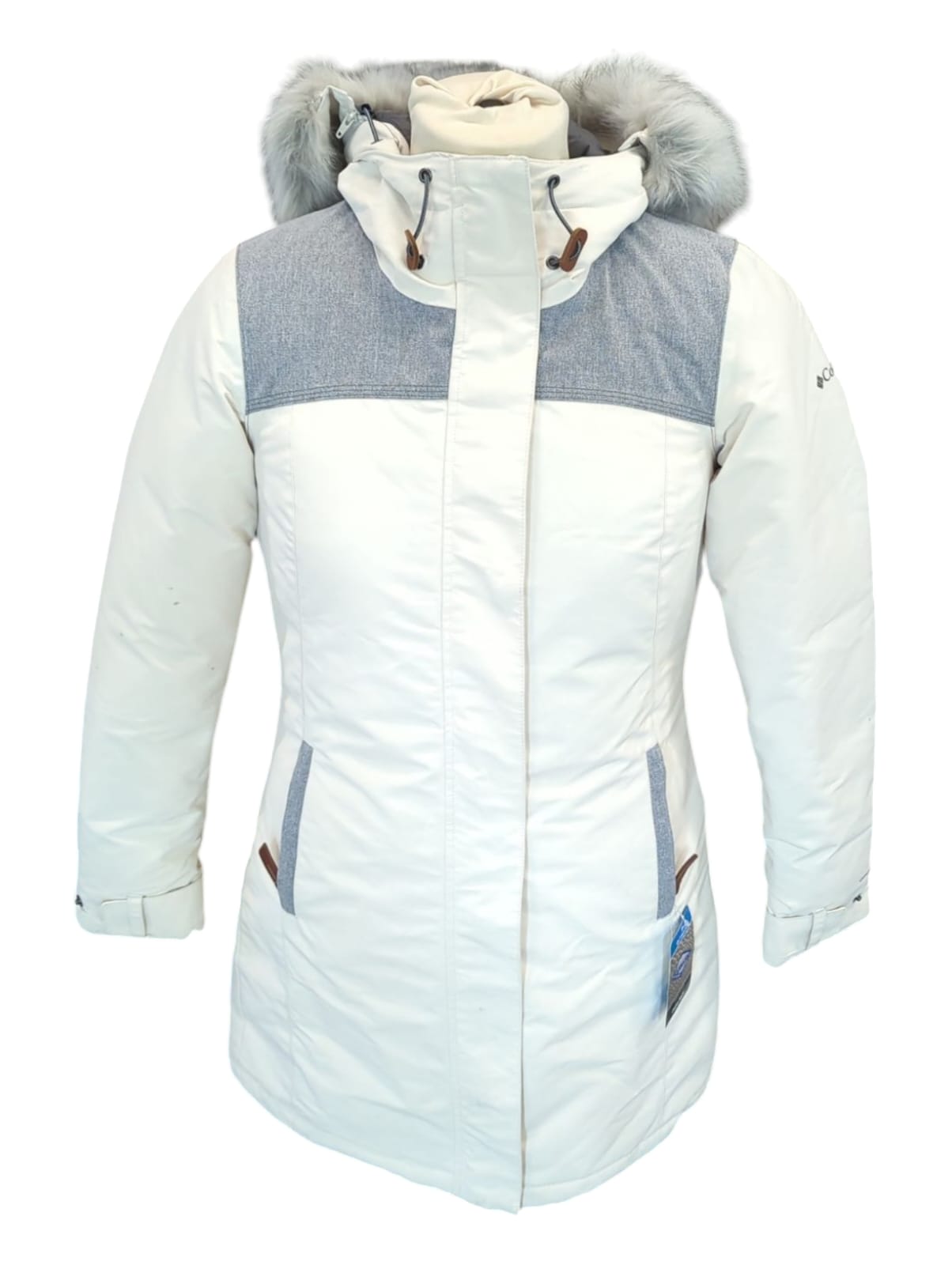 Columbia Lindores Damen Winterjacke Jacke Gr. S Weiß