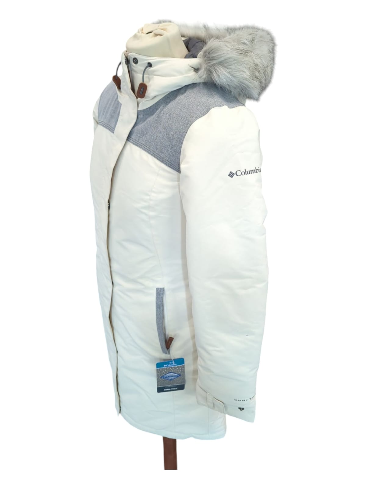 Columbia Lindores Damen Winterjacke Jacke Gr. S Weiß