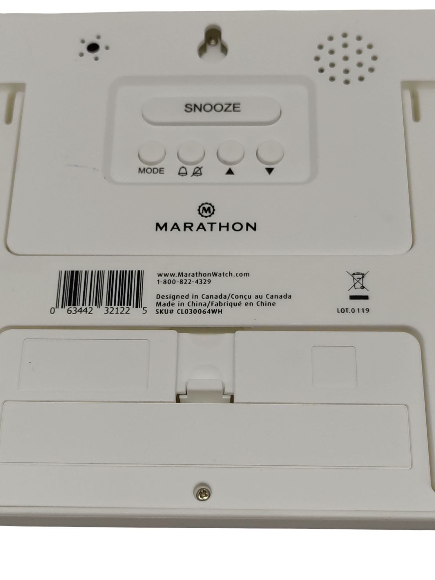 Marathon Calgary Digital Wall Clock Large Digits