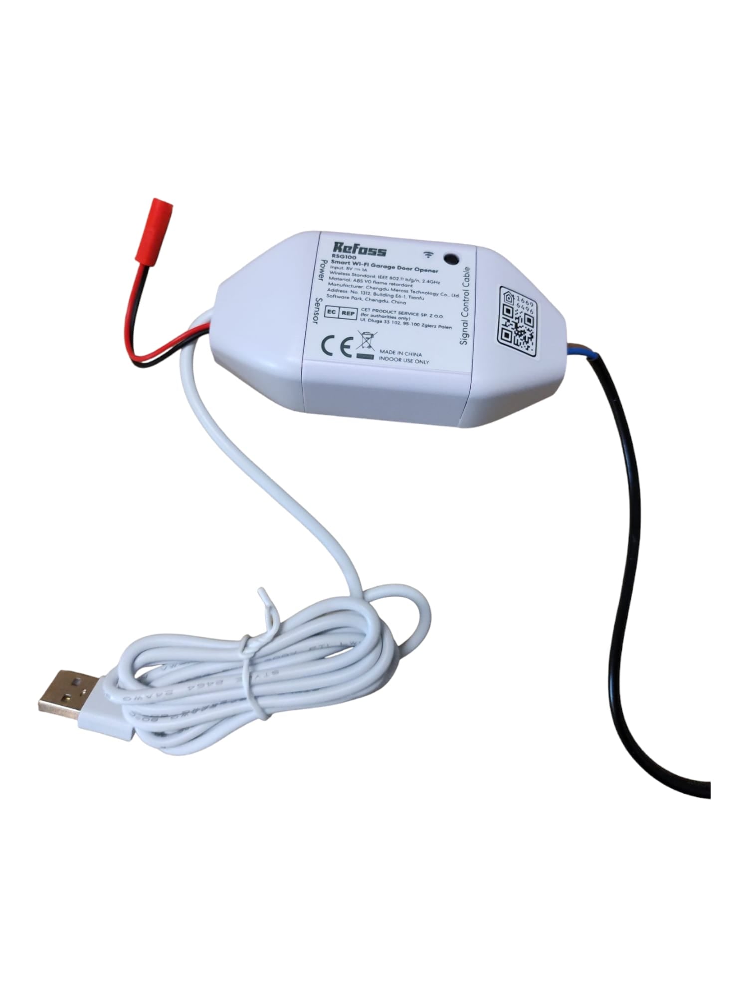 Refoss Smart Garage Door Opener WLAN 2.4GHz HomeKit Alexa Google