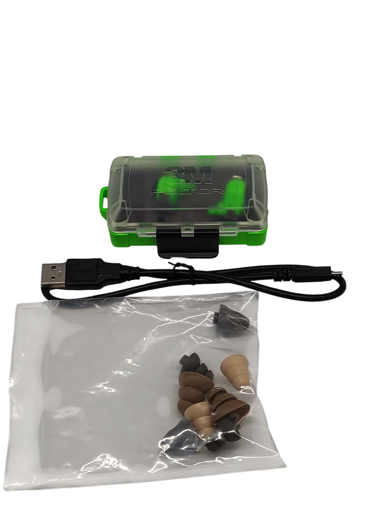 3M Peltor EEP-100 EU Earplugs Hearing Protection SNR 32 Green