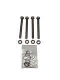 Sechskantschrauben M10 x 100 mm mit Muttern und Unterlegscheiben Set