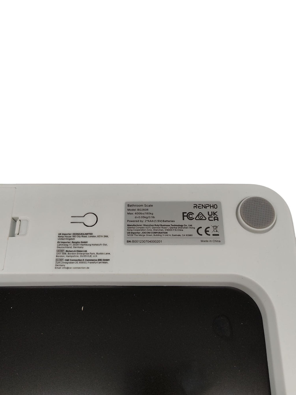 RENPHO Personenwaage Körperwaage digital LED Anzeige