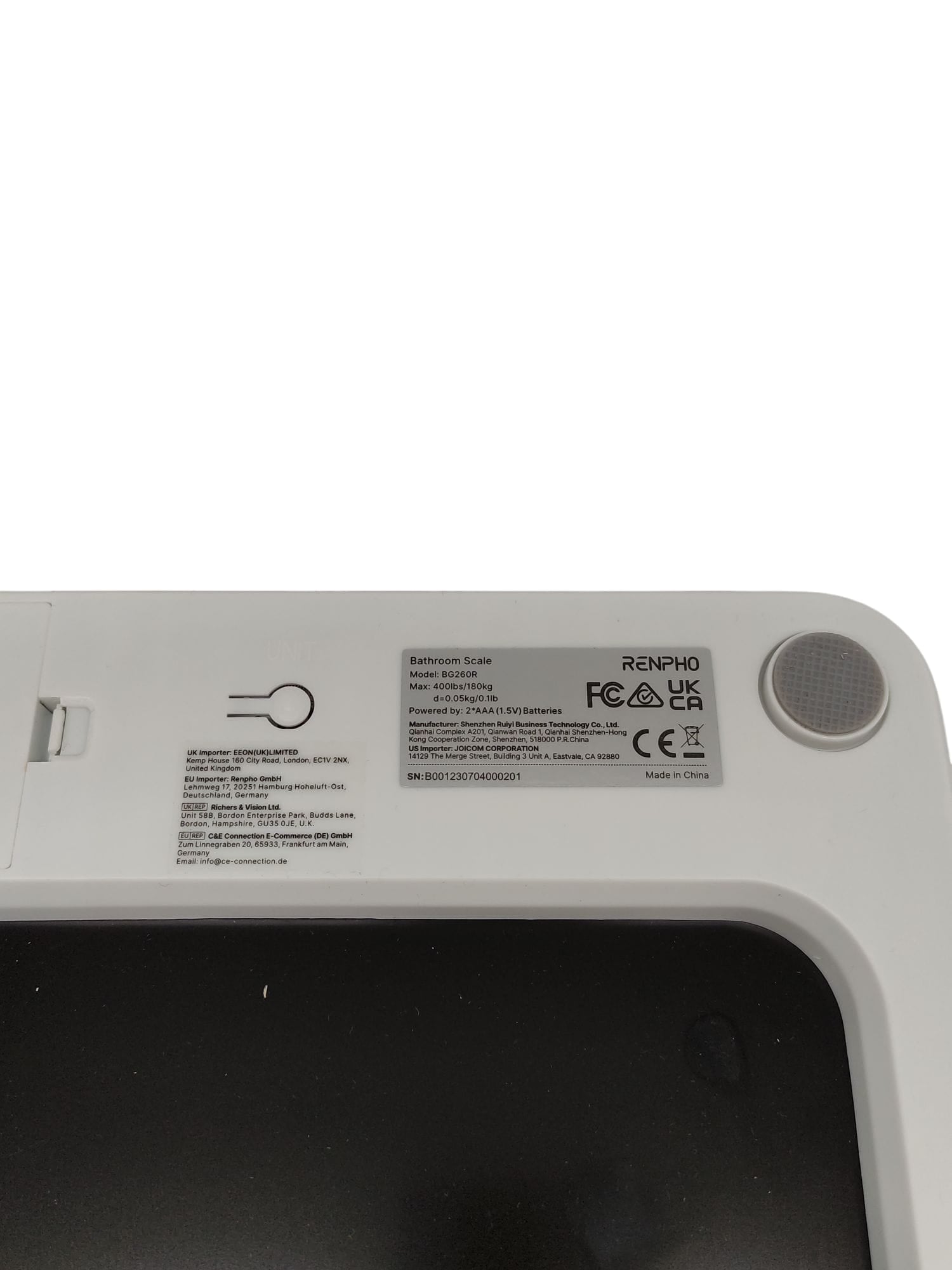 RENPHO Personenwaage Körperwaage digital LED Anzeige