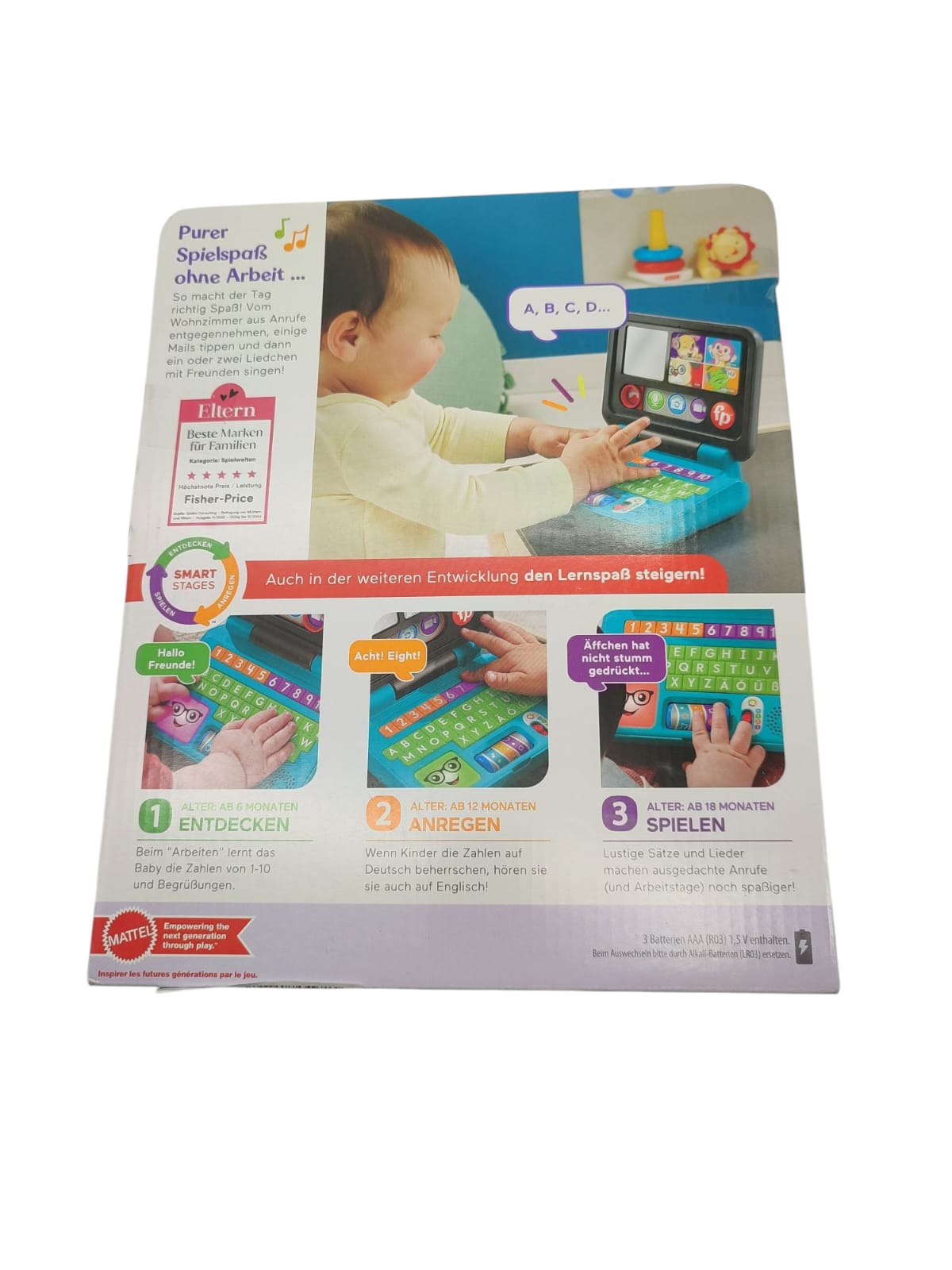 Fisher-Price Lernspaß Homeoffice Laptop