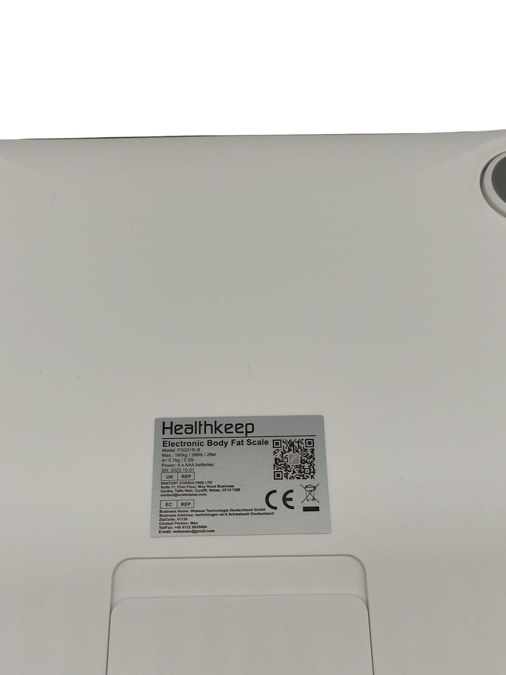 Healthkeep Personenwaage digital Körperwaage Herzfrequenzmessung