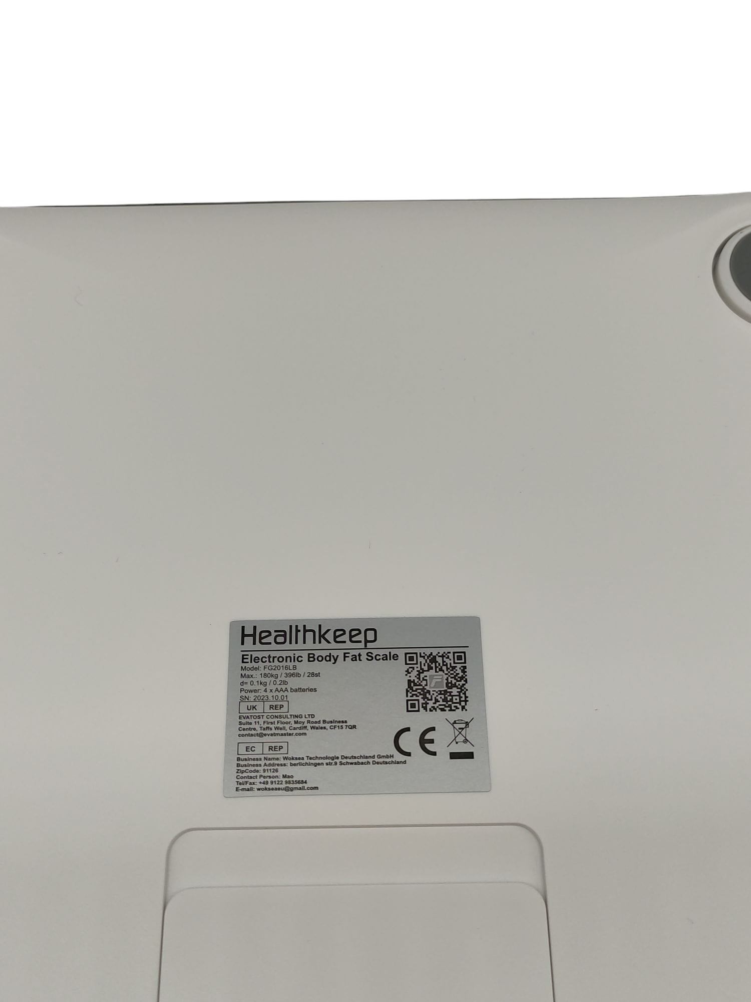 Healthkeep Personenwaage digital Körperwaage Herzfrequenzmessung