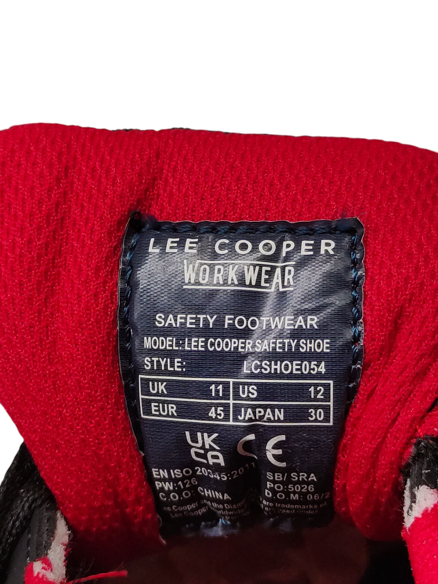 Lee Cooper LCSHOE054 Arbeitsstiefel SB SRA Retro Gr. 45