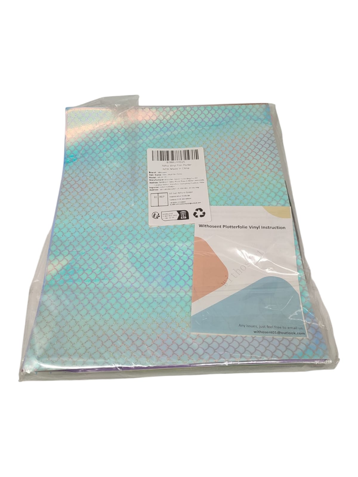 Withosent Self-Adhesive Plotter Film 70 Pieces