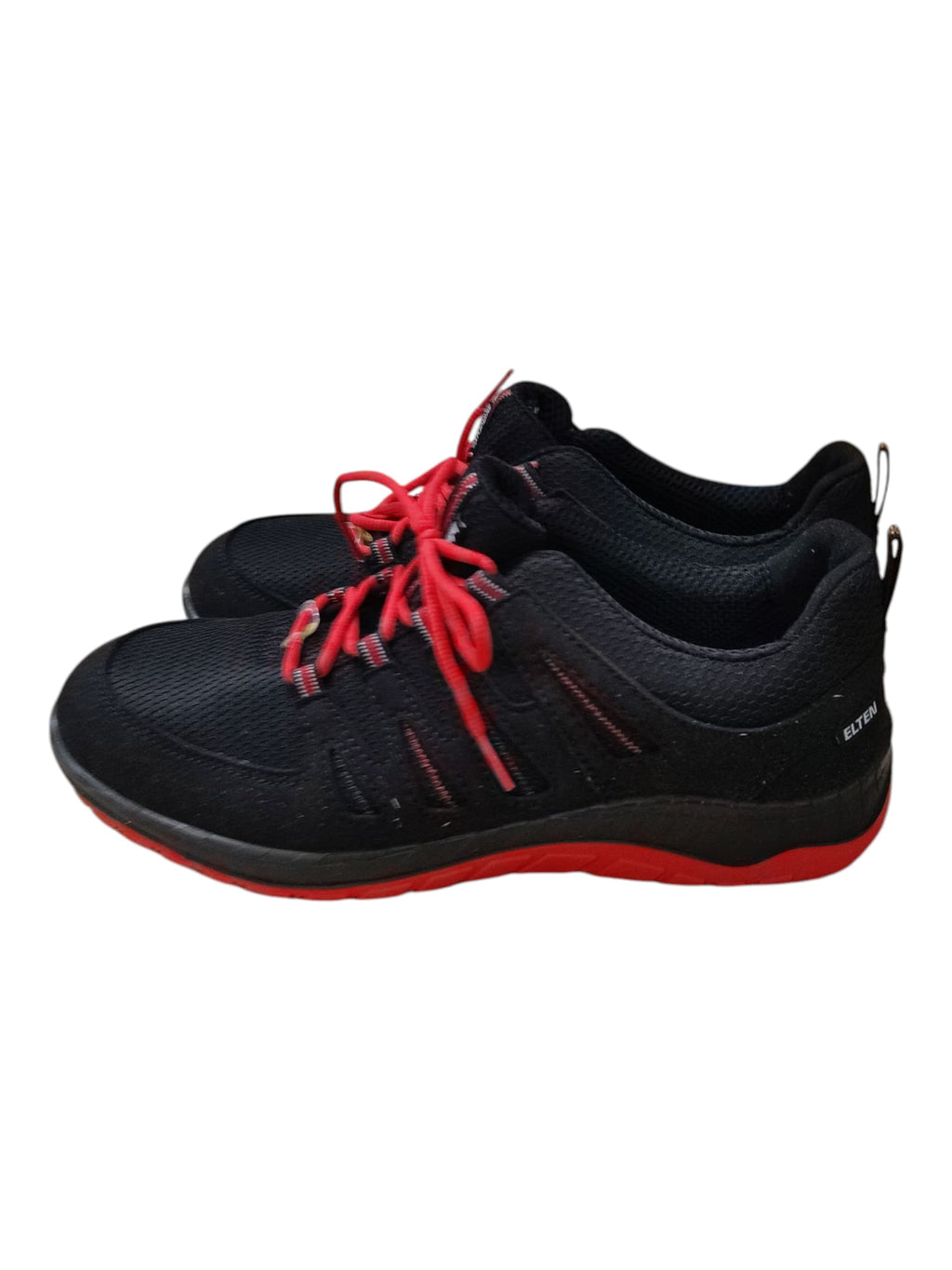 ELTEN Maddox Low ESD S3 Sicherheitsschuhe Schwarz Rot 45 EU