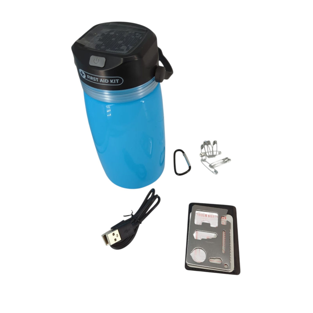 First Aid Only P-10050 Notfallleuchte SOS Solar Blau