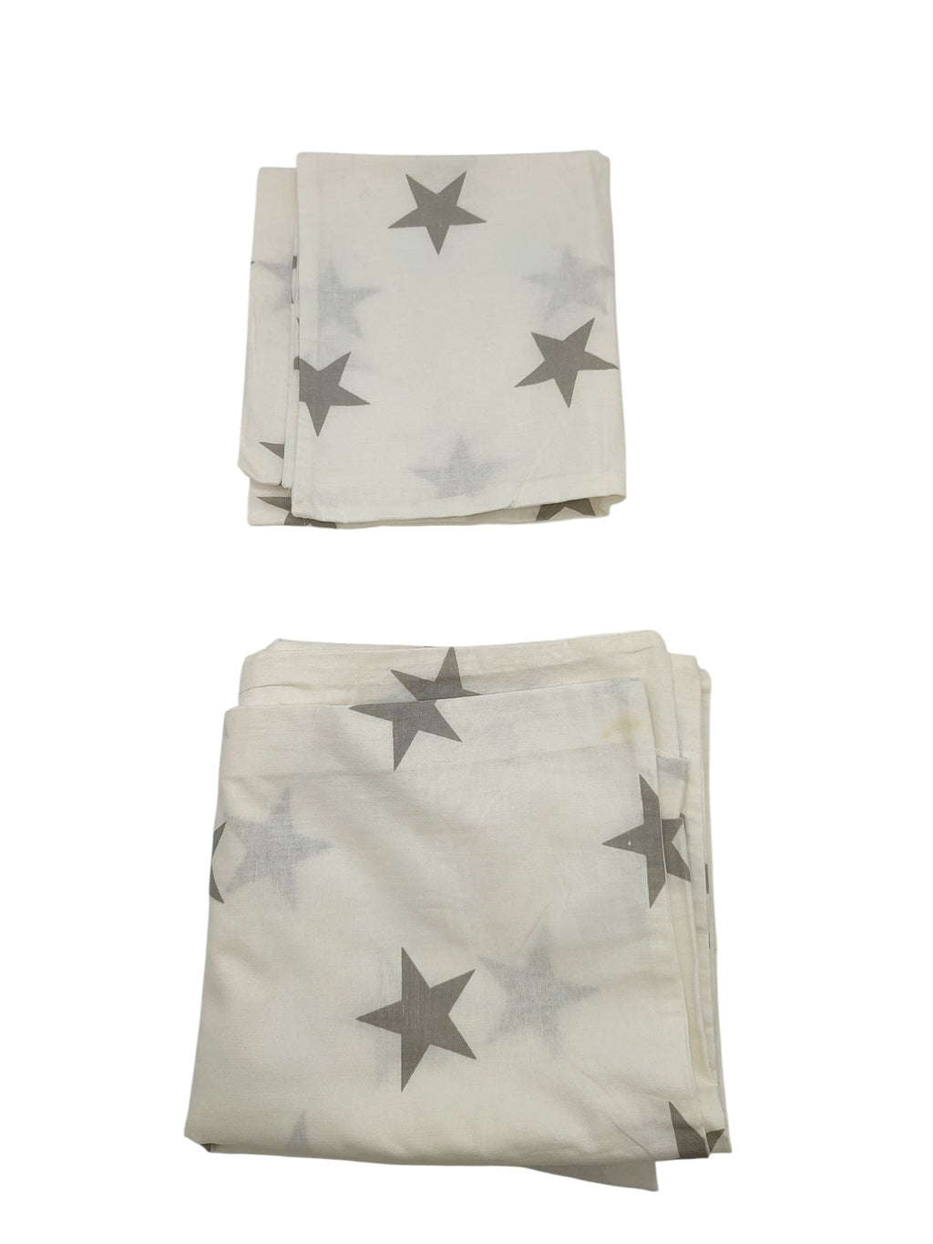 roba Babybettwäsche Little Stars Set Bettwäsche 80x80 40x35 cm