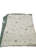 LÄSSIG Babydecke Kuscheldecke 100x100 cm Grün