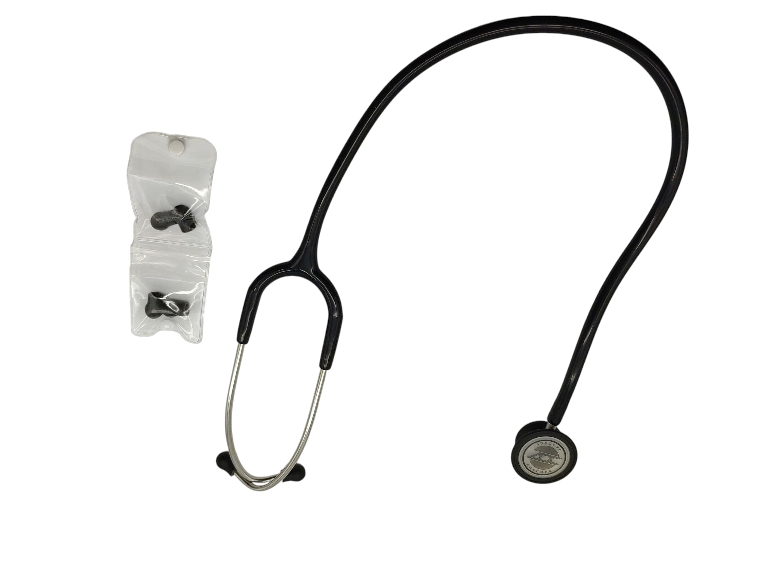ADC Adscope 608 Stethoskop konvertibel Diagnostik Schwarz