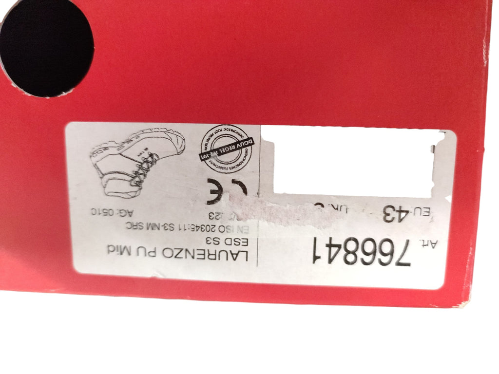 ELTEN Sicherheitsschuhe LAURENZO PU Mid ESD S3, Herren, Leder Größe: 43