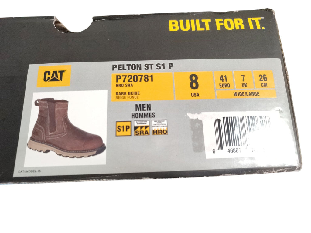 CAT Footwear Parker Boot Men's Size 41 Dark Beige