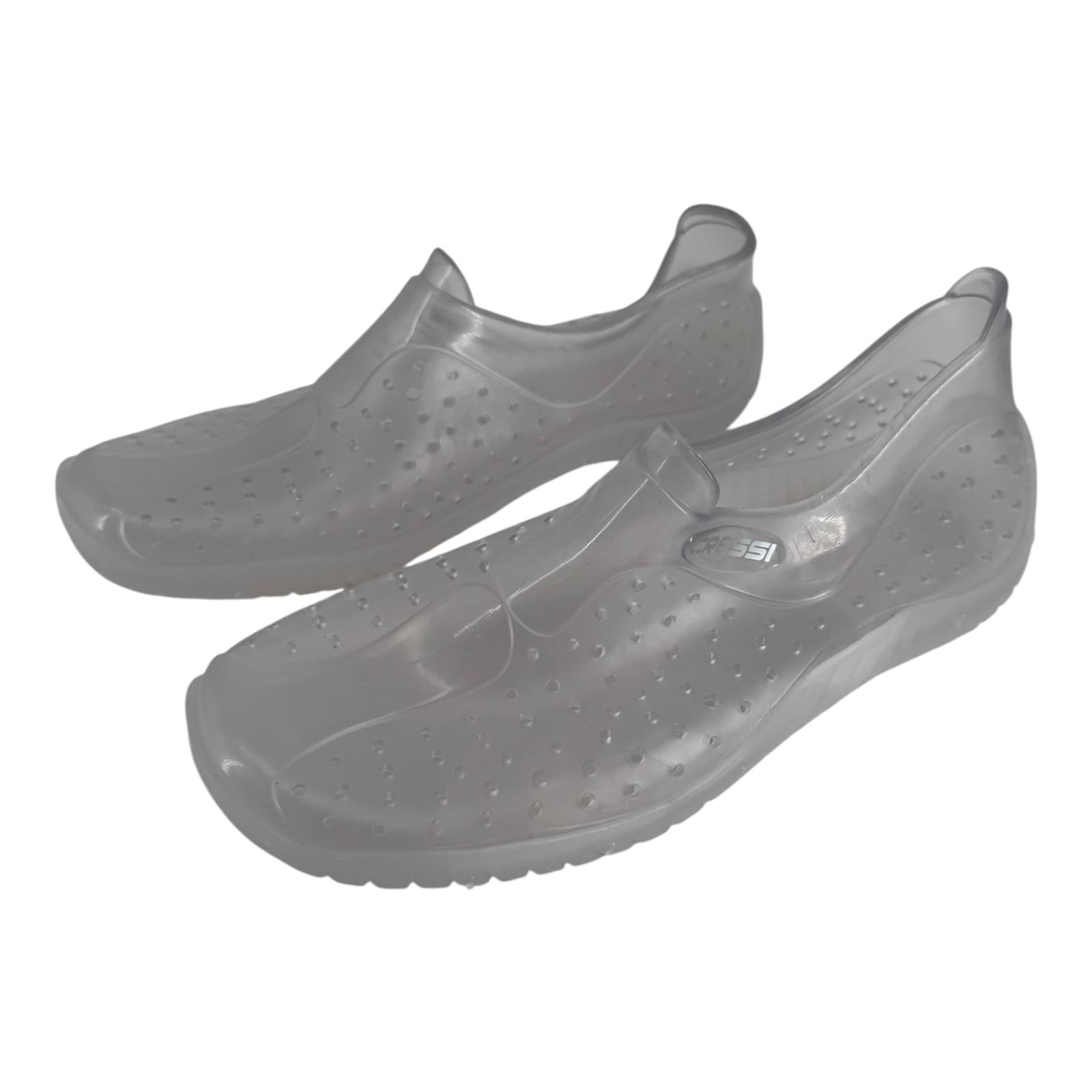 Cressi Water Shoes Jr Wasserschuhe Badeschuhe Kinder Gr. 33/34 Transparent