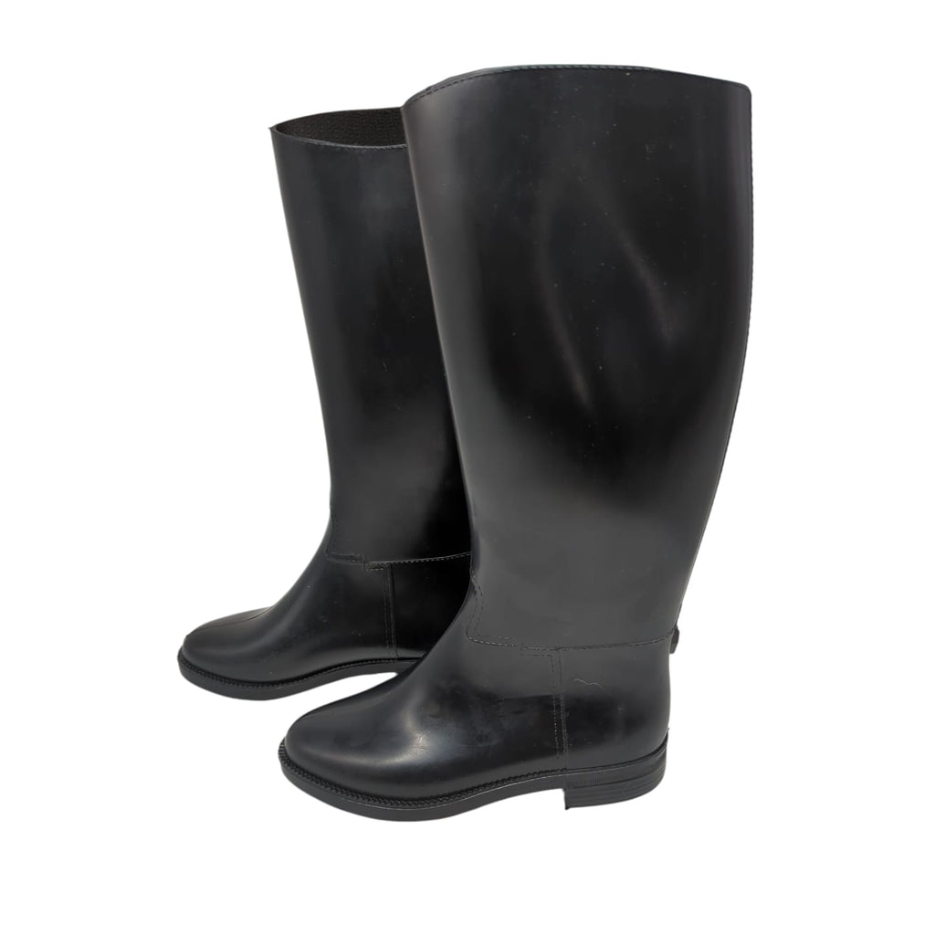 Covalliero Hippo Reitstiefel Kunststoff Sporenhalterung Gr. 30