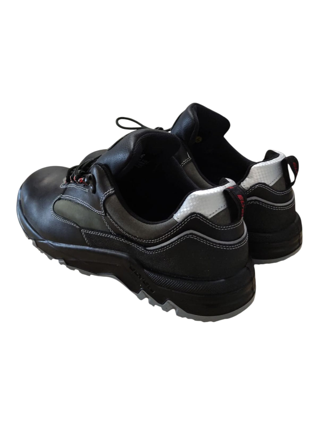 ELTEN Len ESD S3S Sicherheitsschuhe Leder Textil Gr. 49 Schwarz