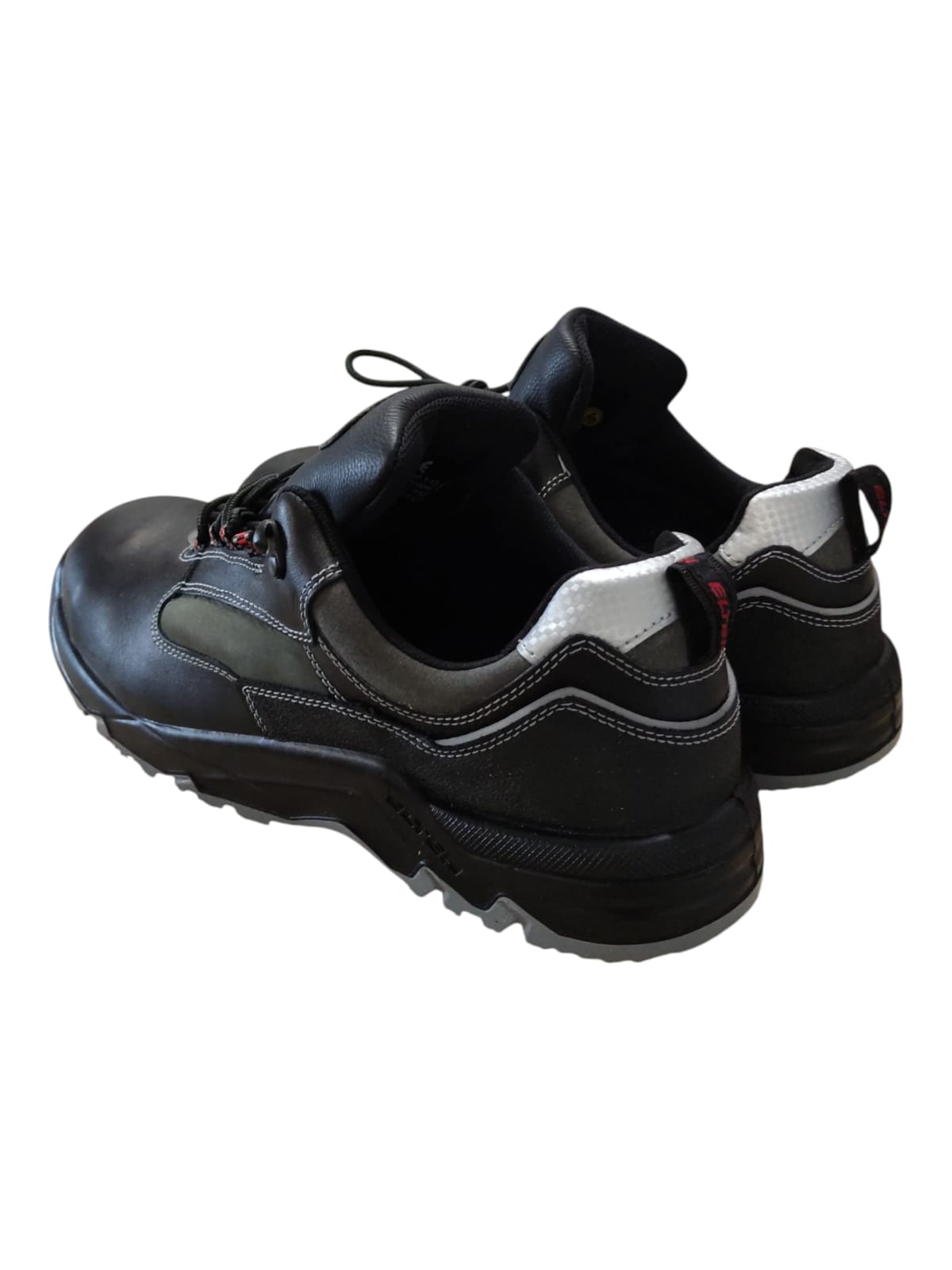 ELTEN Len ESD S3S Sicherheitsschuhe Leder Textil Gr. 49 Schwarz