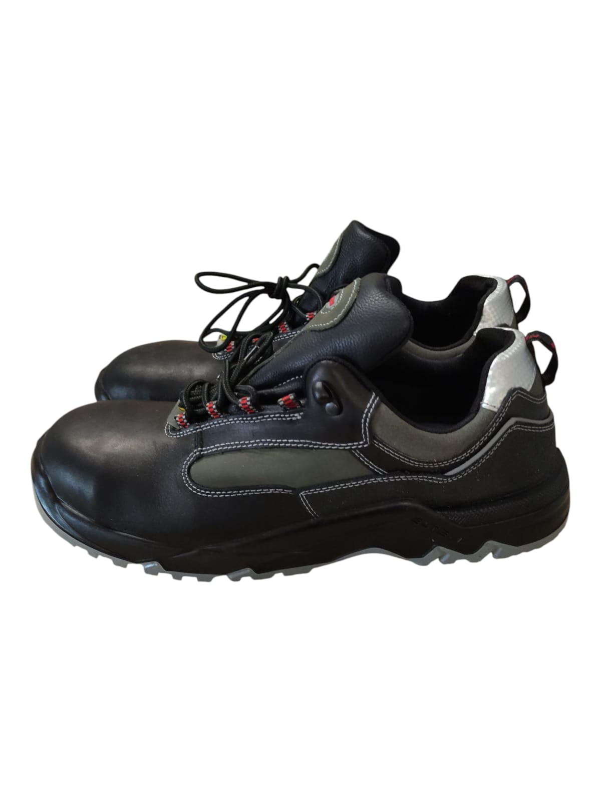 ELTEN Len ESD S3S Sicherheitsschuhe Leder Textil Gr. 49 Schwarz