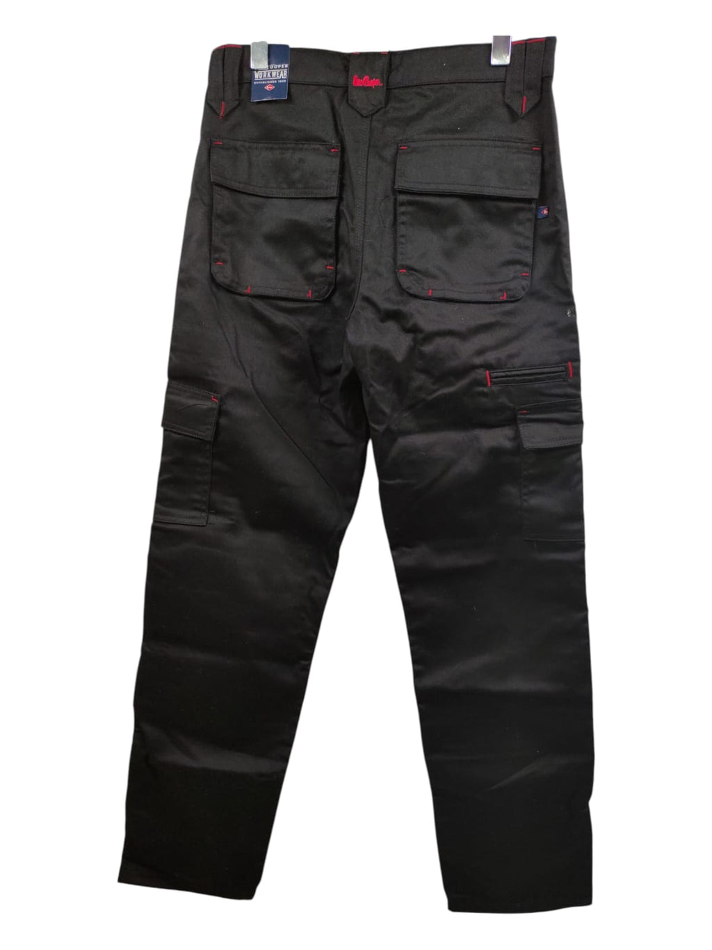 Lee Cooper Workwear Cargo Arbeitshose Herren Schwarz 32W/33L