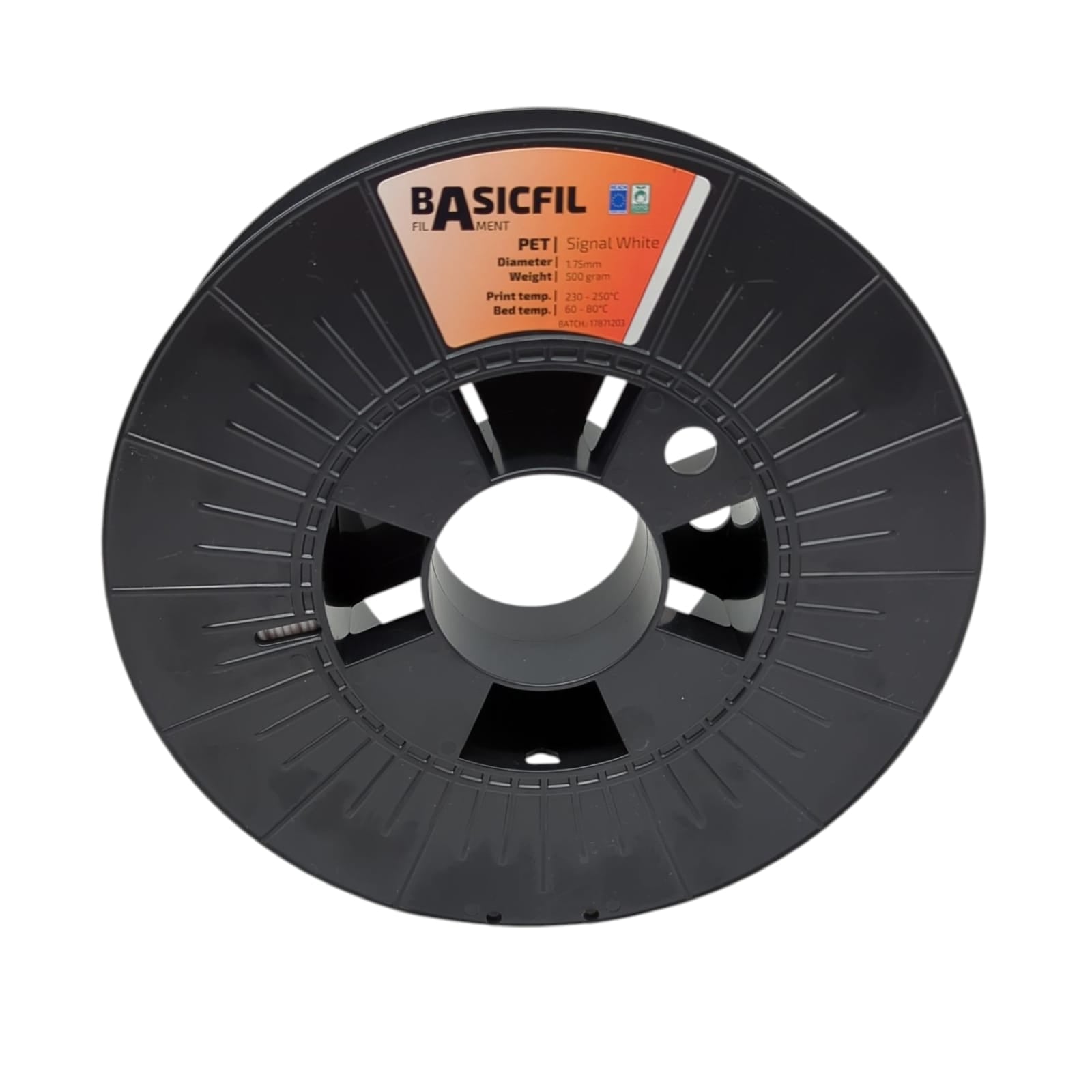 BASICFIL PET Filament 1.75 mm 500 g Signal Weiß