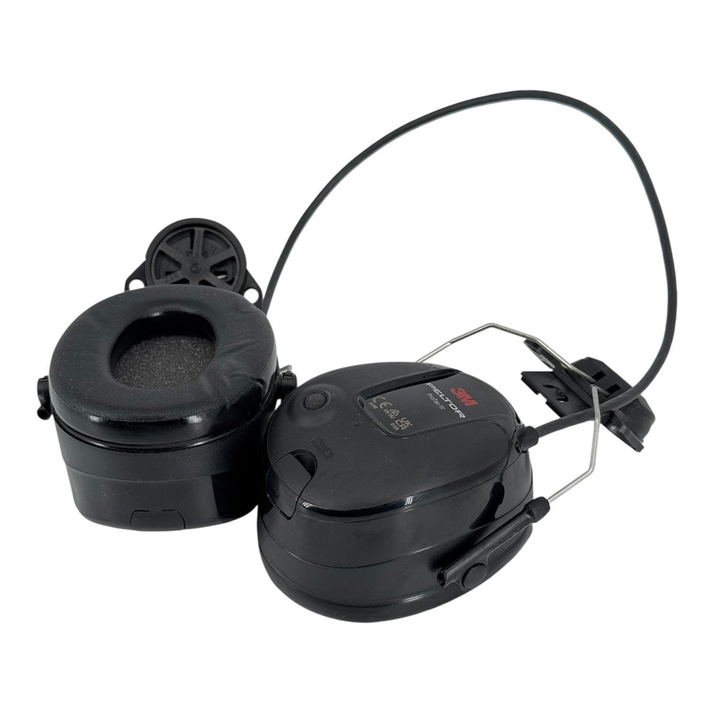 3M Peltor ProTac III MT13H221P3E Hearing Protection Headset Helmet Version Black