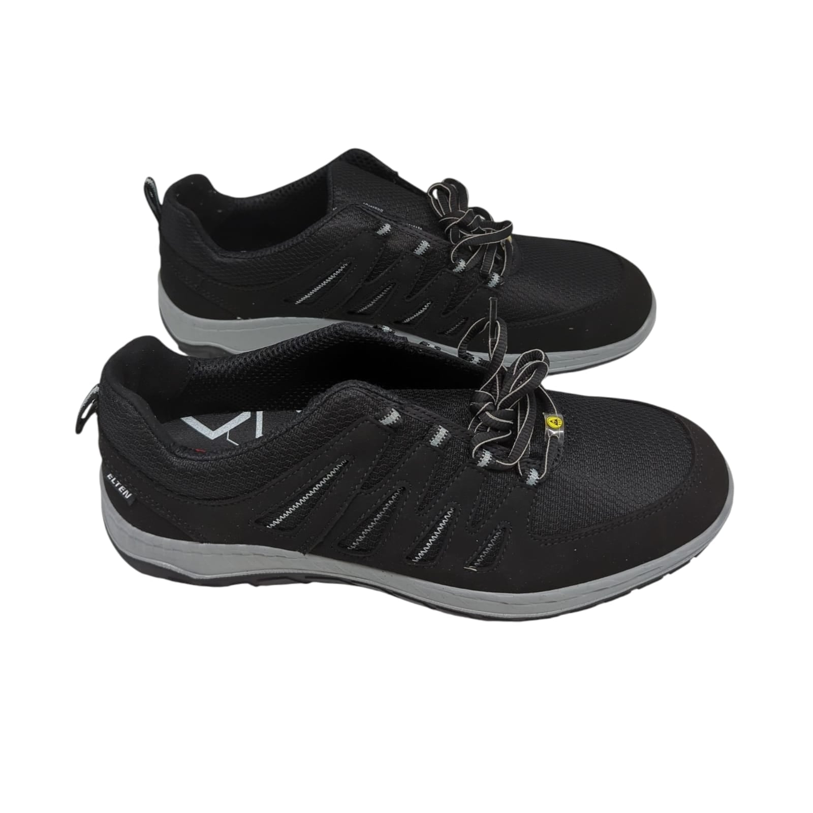 ELTEN Sicherheitsschuhe MADDOX Low ESD S3 Herren schwarz/grau Größe 47