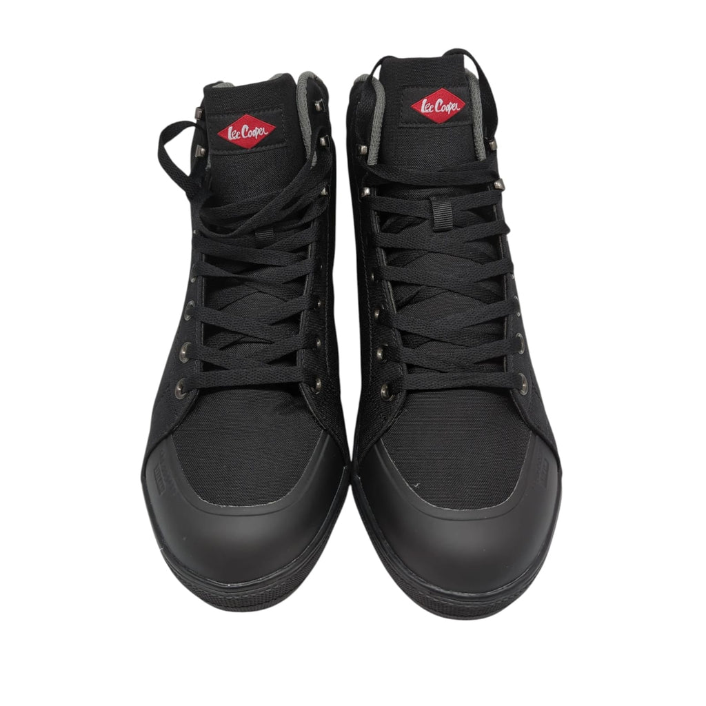 Lee Cooper Retro Cordura Sicherheitsschuhe Trainer SB SRA Schwarz 45