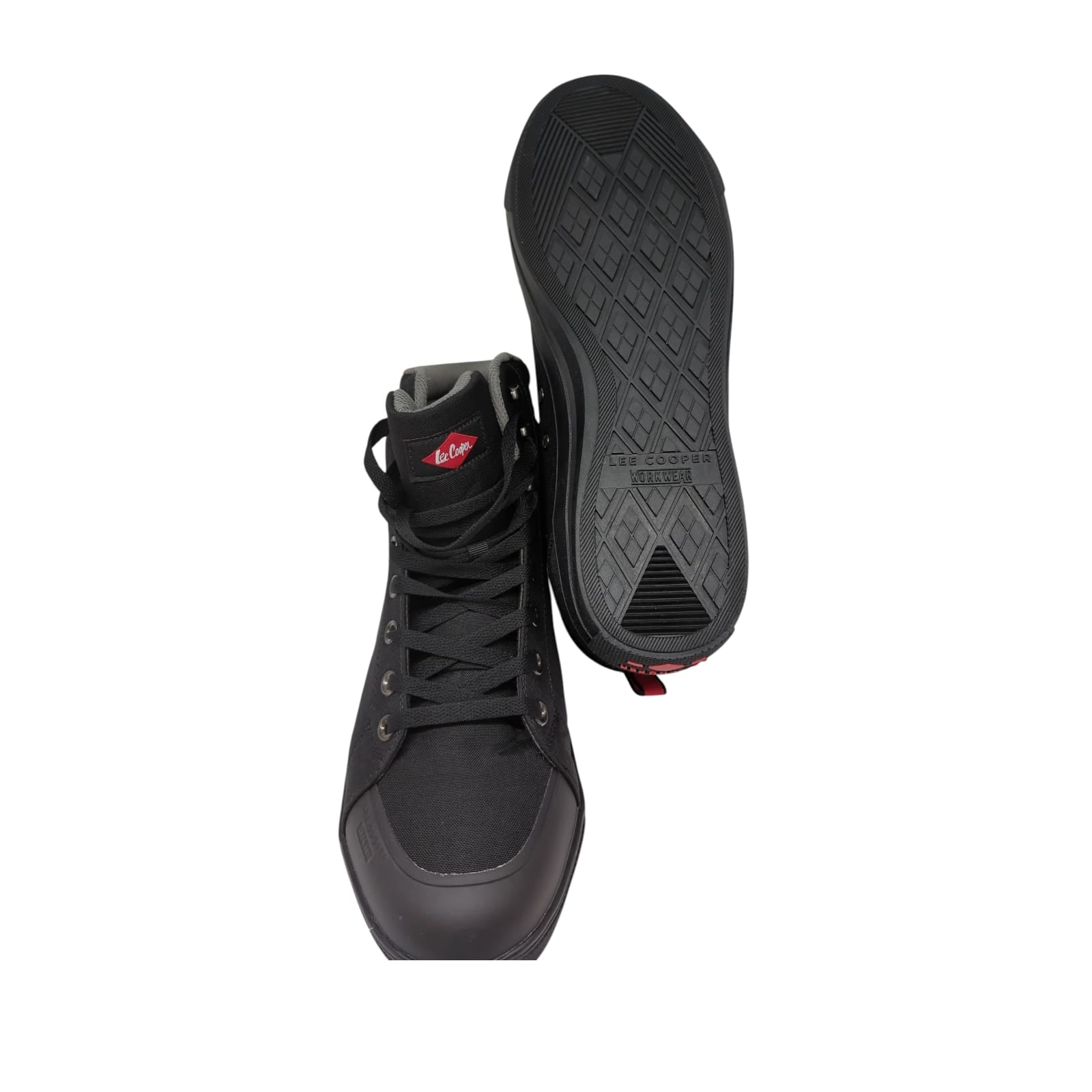 Lee Cooper Retro Cordura Sicherheitsschuhe Trainer SB SRA Schwarz 45