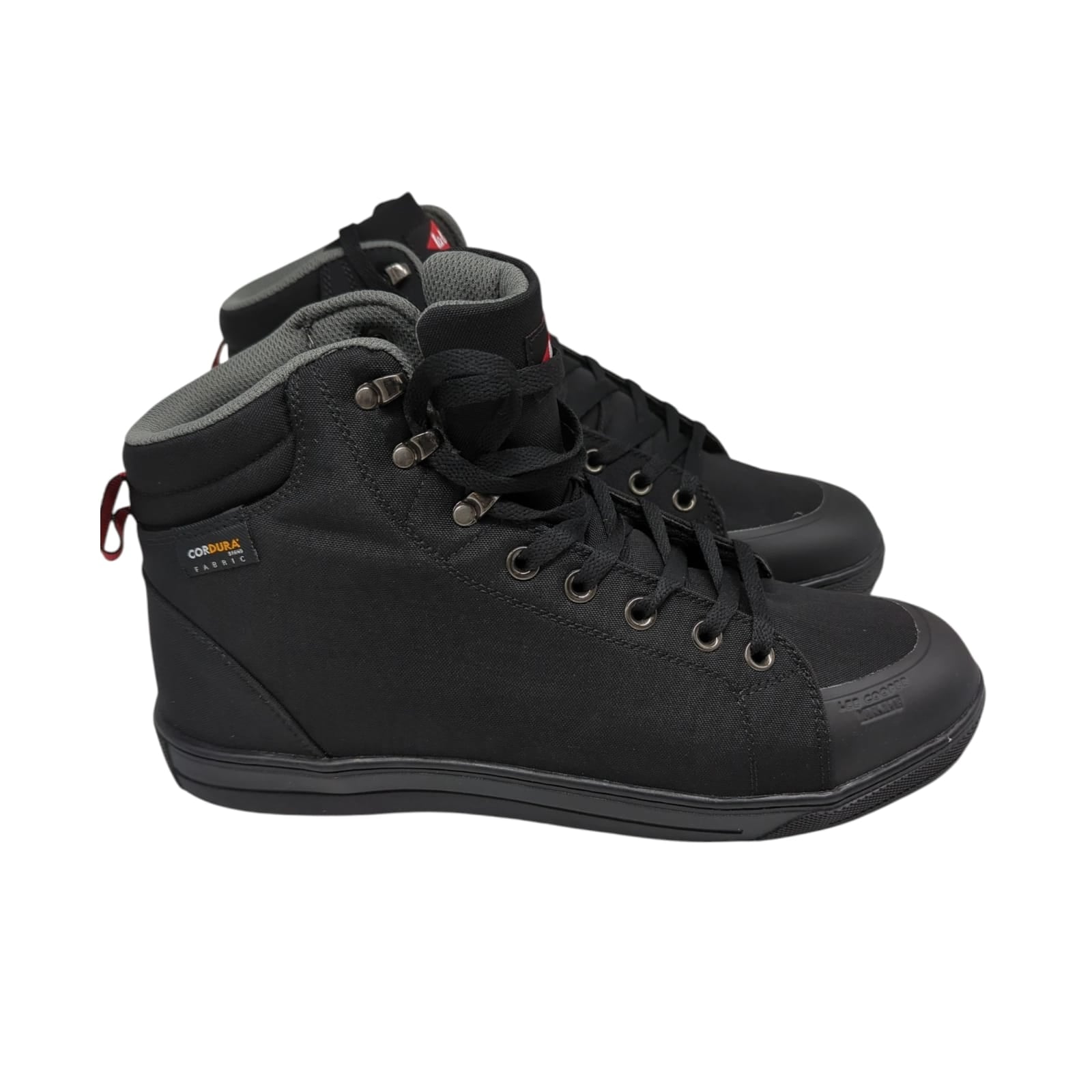 Lee Cooper Retro Cordura Sicherheitsschuhe Trainer SB SRA Schwarz 45