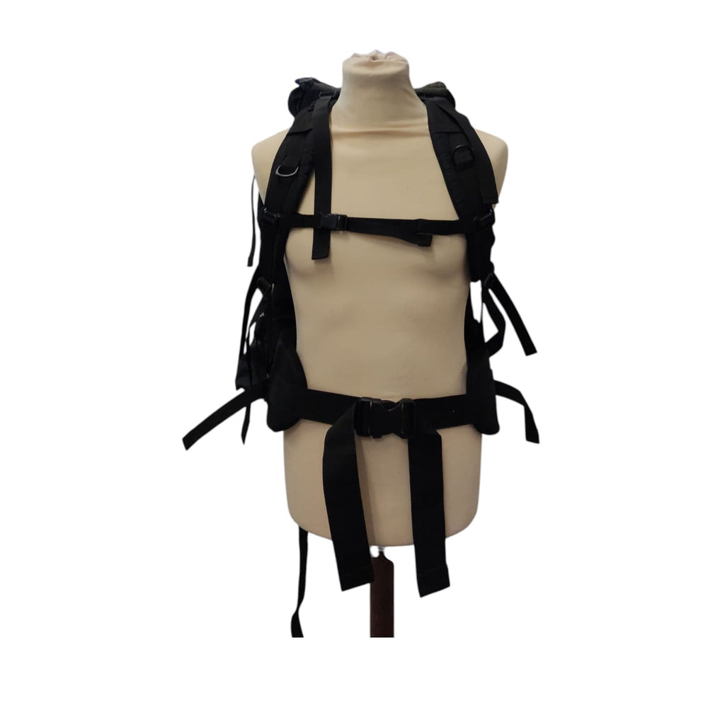 Amazon Basics Hiking Backpack 75L Internal Frame Rainfly Green