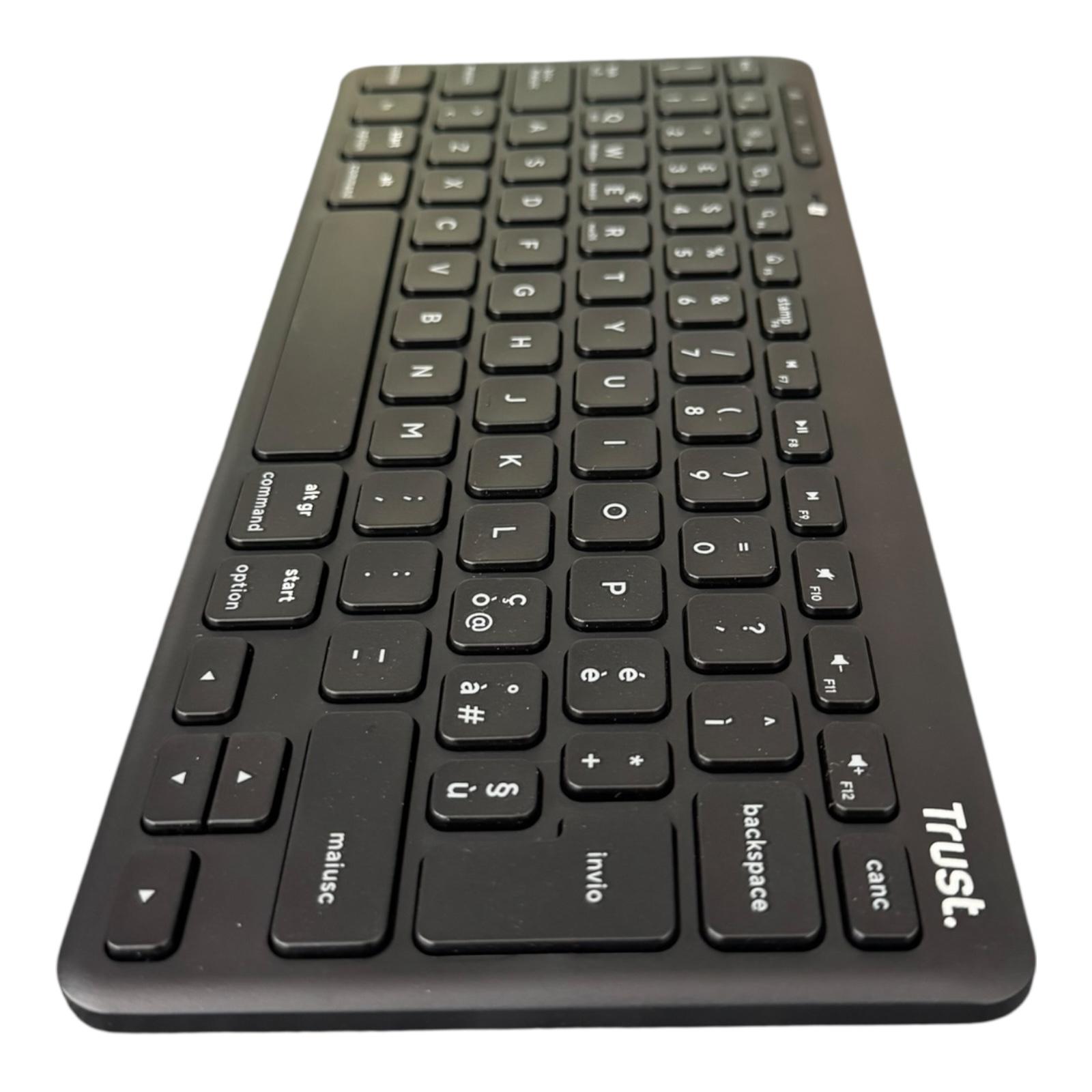 Trust Lyra Wireless Tastatur Bluetooth QWERTY IT ohne Maus